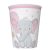 Baby elefánt Pink Balloon papír pohár 8 db-os 250 ml