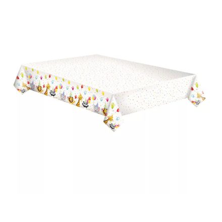 Happy Birthday Star papír asztalterítő 120x180 cm