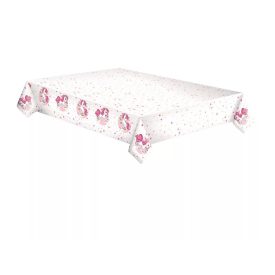 Unikornis Pink Heart papír asztalterítő 120x180 cm