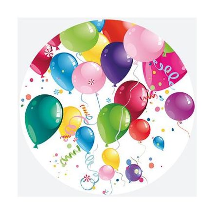 Lufis Party papírtányér 8 db-os 18 cm