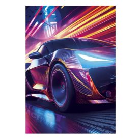 Autó Street Racing A/4 gumis mappa