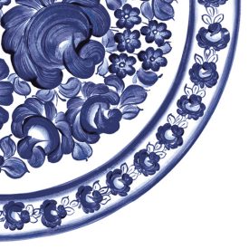 Hímzés Rose Plate szalvéta 20 db-os 33x33 cm