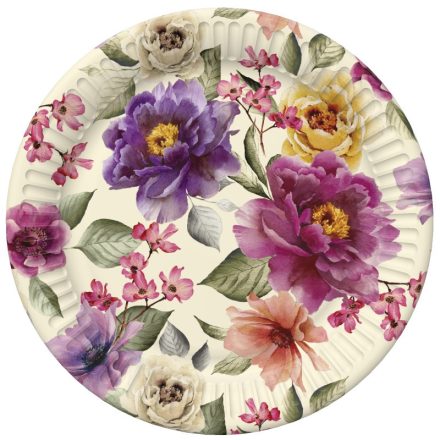 Virág Blossom papírtányér 8 db-os 18 cm