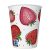 Gyümölcs Strawberries papír pohár 8 db-os 250 ml