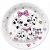 Állatos Charming Puppy papírtányér 8 db-os 22,7 cm