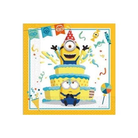 Minyonok The Rise of Gru szalvéta 20 db-os 33x33 cm