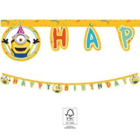   Minions The Rise of Gru, Minyonok Happy Birthday felirat FSC 2 m