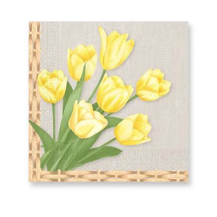 Húsvét Tulips szalvéta 20 db-os 33x33 cm