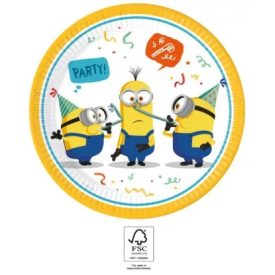 Minyonok The Rise of Gru papírtányér 8 db-os 23 cm FSC