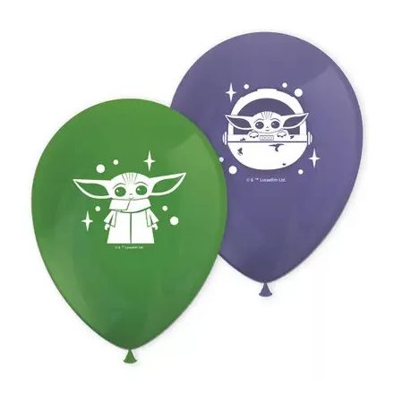 Star Wars The Mandalorian léggömb, lufi 8 db-os