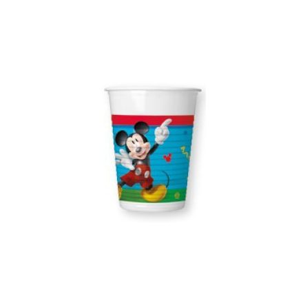 Disney Mickey Rock the House műanyag pohár 8 db-os 200 ml