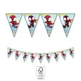 Pókember Spidey zászlófüzér FSC 2,3 m