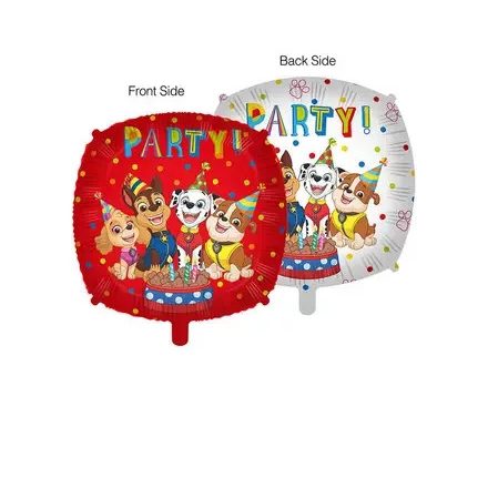 Paw Patrol Dual Faced, Mancs Őrjárat fólia lufi 46 cm