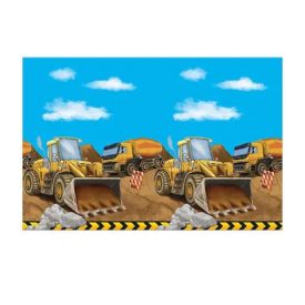 Építkezés Grabber műanyag asztalterítő 120x180 cm