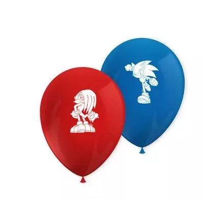 Sonic a sündisznó Sega léggömb, lufi 8 db-os