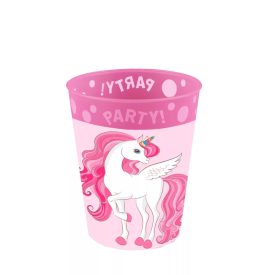   Unikornis Rainbow Colors micro prémium műanyag pohár 250 ml