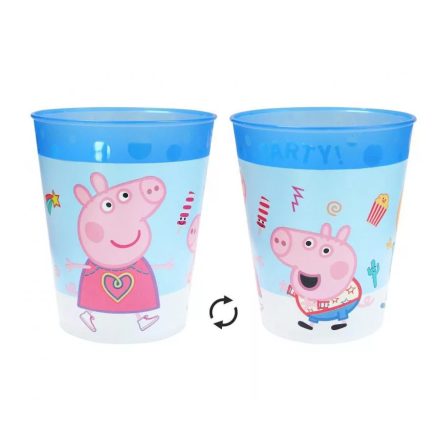 Peppa malac Messy Play micro prémium műanyag pohár 250 ml