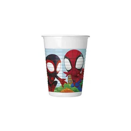 Pókember Spidey műanyag pohár 8 db-os 200 ml