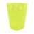 Yellow Fluorescent, Sárga micro prémium műanyag pohár 250 ml