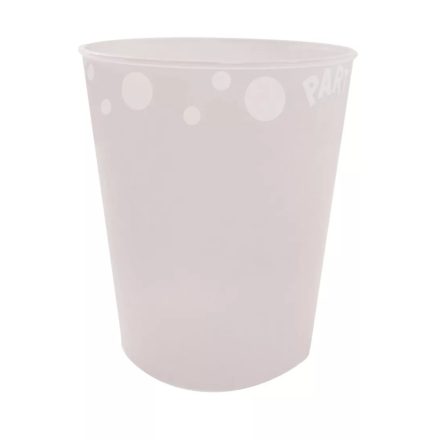 White, Fehér micro prémium műanyag pohár 250 ml