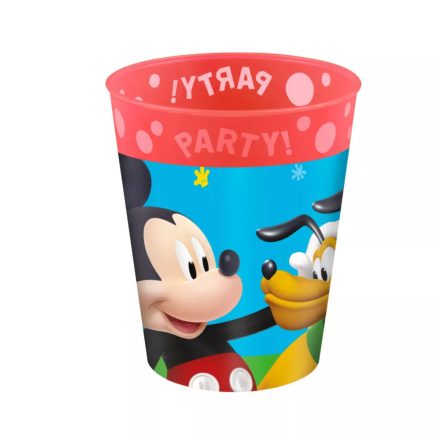 Disney Mickey Rock the House micro prémium műanyag pohár 250 ml