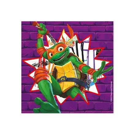 Tini Nindzsa Teknőcök Purple szalvéta 20 db-os 33x33 cm FSC