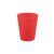 Piros Bright red micro prémium műanyag pohár 250 ml