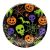 Halloween Happy papírtányér 8 db-os 23 cm FSC