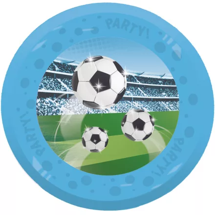 Focis Soccer Fans micro prémium műanyag lapostányér 4 db-os szett 21 cm