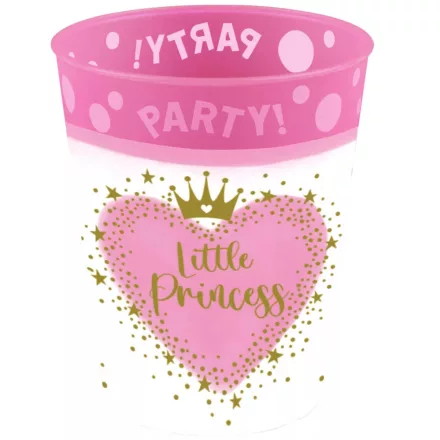 Hercegnők Little Princess micro prémium műanyag pohár szett 4 db-os 250 ml
