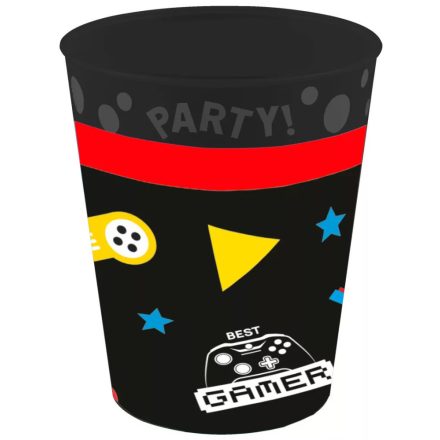 Gaming Party micro prémium műanyag pohár szett 4 db-os 250 ml