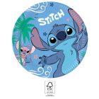 Disney Lilo és Stitch, A csillagkutya Angel papírtányér 8 db-os 23 cm FSC