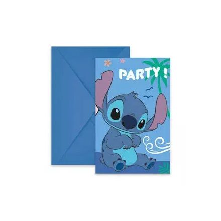 Disney Lilo és Stitch, A csillagkutya Angel party meghívó 6 db-os FSC 