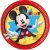 Disney Mickey Jump Into Fun papírtányér 8 db-os 20 cm FSC