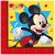 Disney Mickey Jump Into Fun szalvéta 20 db-os 33x33 cm FSC