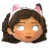 Gabi babaháza Cat Ears maszk, álarc 6 db-os