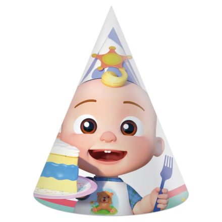 CoComelon Cake parti kalap, csákó 6 db-os FSC