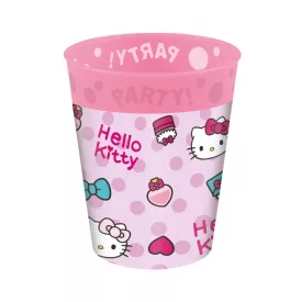   Hello Kitty Fashion micro prémium műanyag pohár szett 4 db-os 250 ml