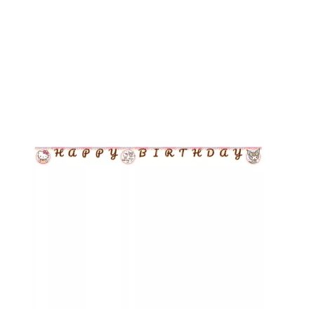 Hello Kitty Kuromi Happy Birthday felirat FSC 2 m