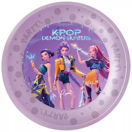 K-pop Démonvadászok Honmoon micro prémium műanyag lapostányér 4 db-os szett 21 cm