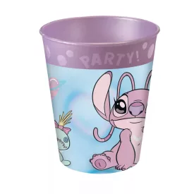   Disney Lilo és Stitch, A csillagkutya Angel Cute micro prémium műanyag pohár szett 4 db-os 250 ml