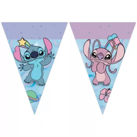 Disney Lilo és Stitch, A csillagkutya Angel Cute zászlófüzér 2,3 m FSC