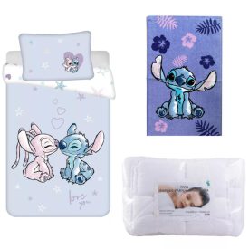   Disney Lilo és Stitch, A csillagkutya ovis ágynemű szett kéztörlővel