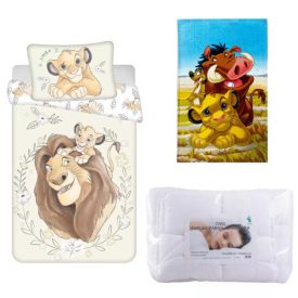   Disney Az Oroszlánkirály ovis ágynemű szett kéztörlővel