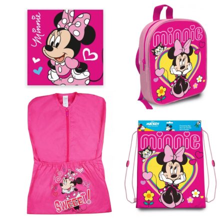 Disney Minnie oviszsák, tornazsák, hátizsák és kéztörlő szett