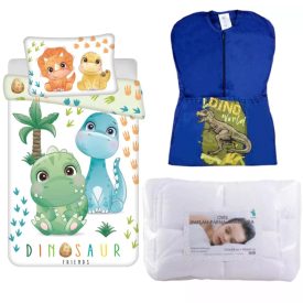 Dinoszaurusz ovis ágynemű szett oviszsákkal