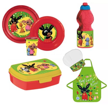 Bing étkészlet csomag köténnyel