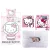 Hello Kitty Cozy Winter ovis ágynemű szett kéztörlővel és tornazsákkal