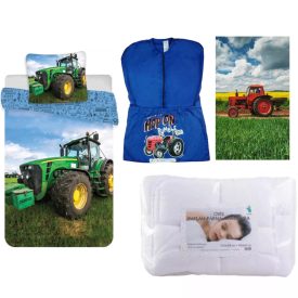 Traktor Green ovis csomag oviszsákkal és kéztörlővel