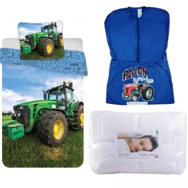 Traktor Green ovis csomag oviszsákkal